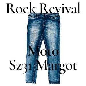 ROCK REVIVAL sz31 Margot skinny jeans. EUC. Great for any occasion!